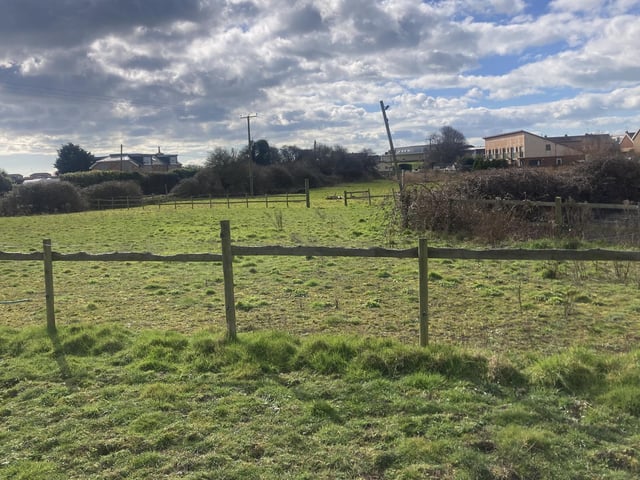 The site for Apron Community Farm, wetland and heritage craft centre in Lancing
