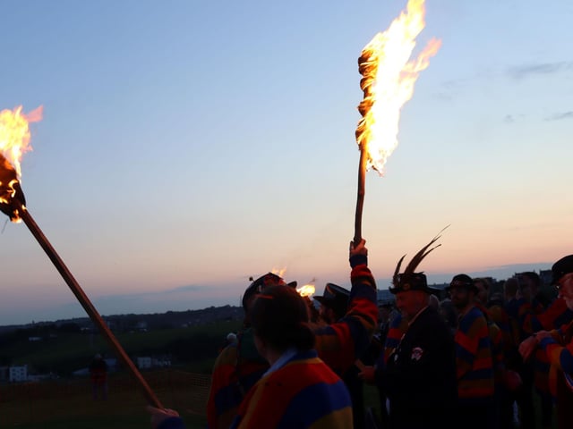 D-Day Beacon lighting at Hastings