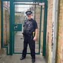 A new ‘alleyway gate’ has been installed between St. Aubyns Road and Cambridge Road by police in the hope of reducing crime and anti-social behaviour. Picture: Sussex Police