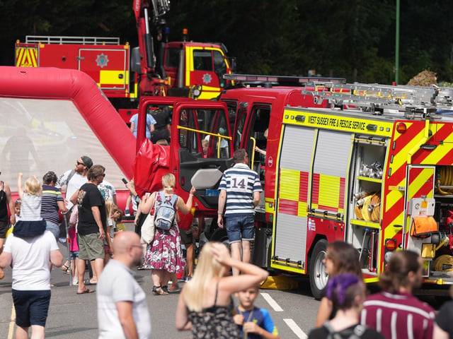 Haywards Heath Fire Station opened their doors and welcomed back the local community for the first time since 2019