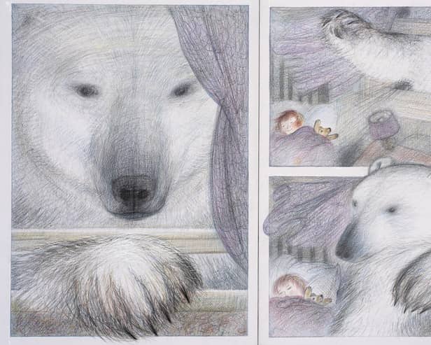A page from The Bear by Raymond Briggs, 1994
