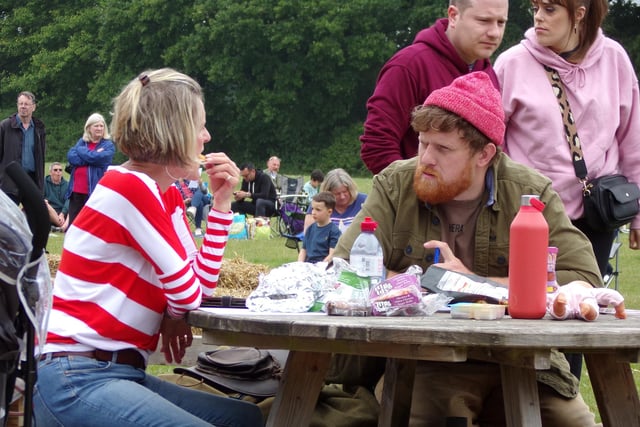 Families came together to celebrate the Queen's Platinum Jubilee with a picnic, games and dog show at the Allman Centre in Cowfold on Sunday, June 5