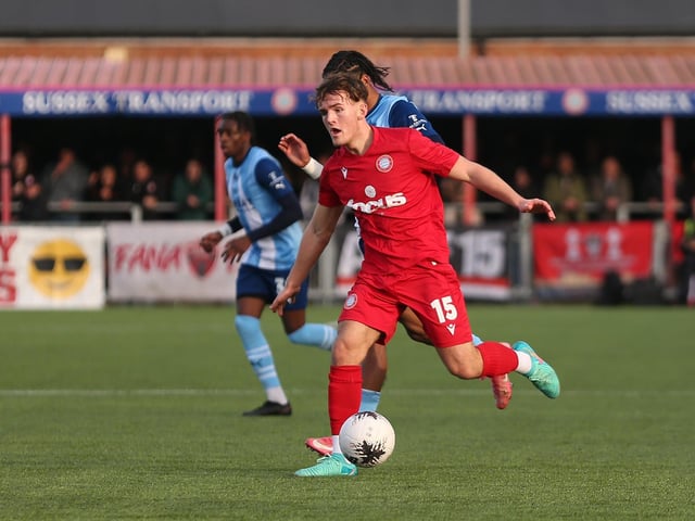 Action from Worthing's win over Torquay United in National South