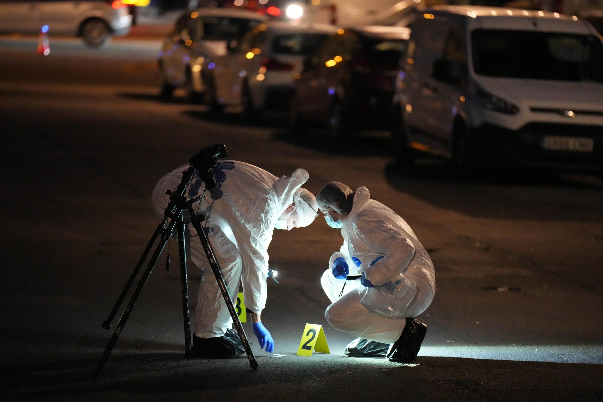 Scenes of Crime Officers (SOCO) remained at the scene of a serious incident, in The Esplanade, on Thursday evening.