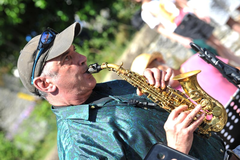A saxophonist. Picture: Steve Robards/Sussex World
