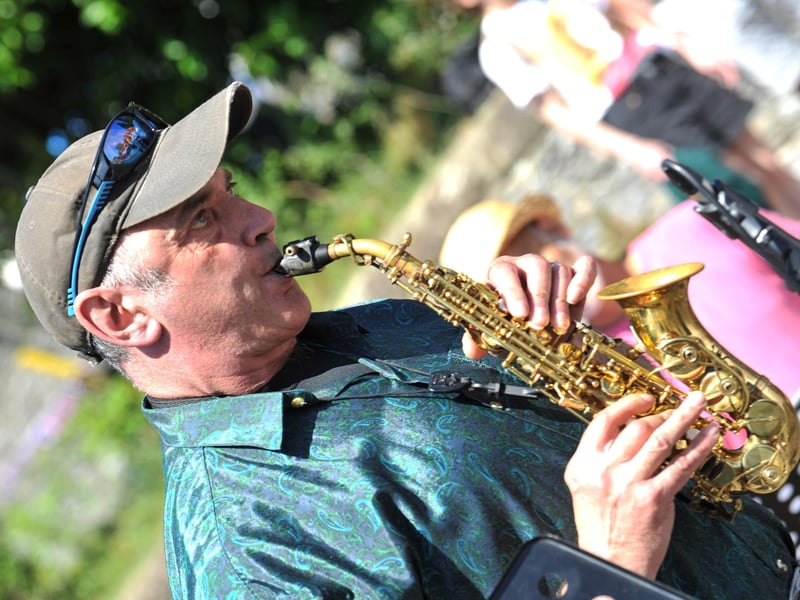 A saxophonist. Picture: Steve Robards/Sussex World
