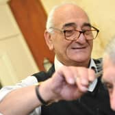 Popular Salvatore is hanging up his scissors on the day he celebrates 41 years as a barber in Petworth, on May 18th. SR24032101 Pic SR Staff/Nationalworld