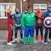 Sixth formers dressed as inflatable Santas, The Avengers, fairies, Despicable Me’s Gru and The Minions to visit local high streets, offices and schools collecting for children’s charity NSPCC