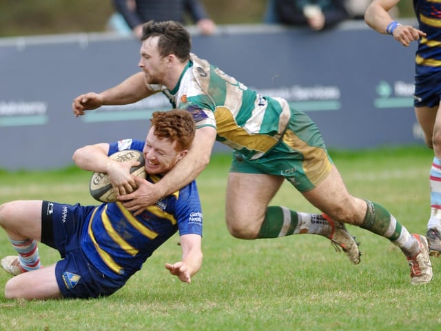 Action from Worthing Raiders' win over Guernsey at Roundstone Lane
