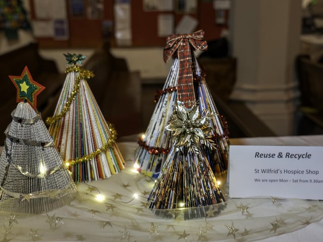 'Reuse and Recycle' from St Wilfrid's Hospice Shop.