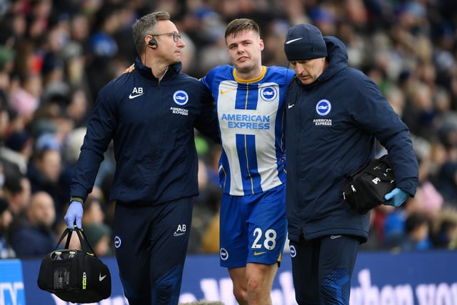 The young striker came off with a knee injury in Albion's 2-1 FA Cup win over Liverpool two weeks ago, following a nasty-looking challenge from Fabinho. 
Thankfully, the damage was not as bad as first feared, and De Zerbi will hope to have the Irishmen available for selection this weekend. 
(Photo by Mike Hewitt/Getty Images)