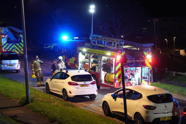 Ambulances and fire crews attended a fire in East Sussex on the evening of Monday, May 1