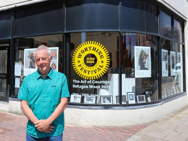 Dom Ford, Worthing cabinet member for communities, culture and leisure, outside Colonnade House
