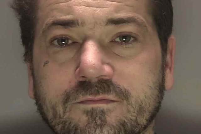 Sussex Police are searching for Asa Holman, 44, who is wanted in relation to a number of driving offences. Picture courtesy of Sussex Police