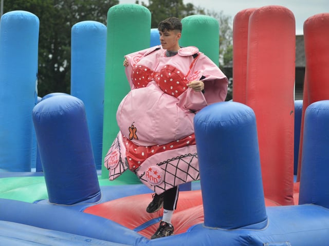Hastings United's It's a Knockout at The Continental Pilot Field, Elphinstone Road, Hastings on June 1 2024.