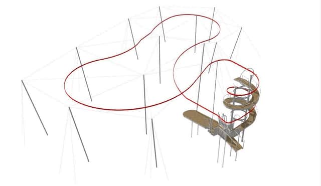 An example of a zip-coaster. Image: Greenspan Projects Limited