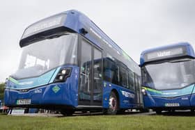20 hydrogen buses join Crawley fleet to operate on routes between the town and Gatwick. Picture credit: Matt Alexander/PA Wire.