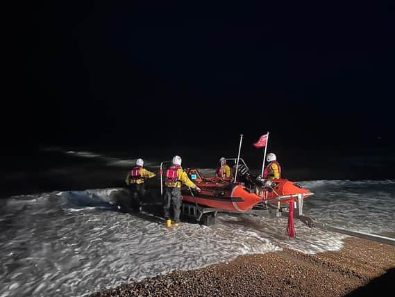Eastbourne RNLI lifeboats launched to assist coastguard in search of missing person