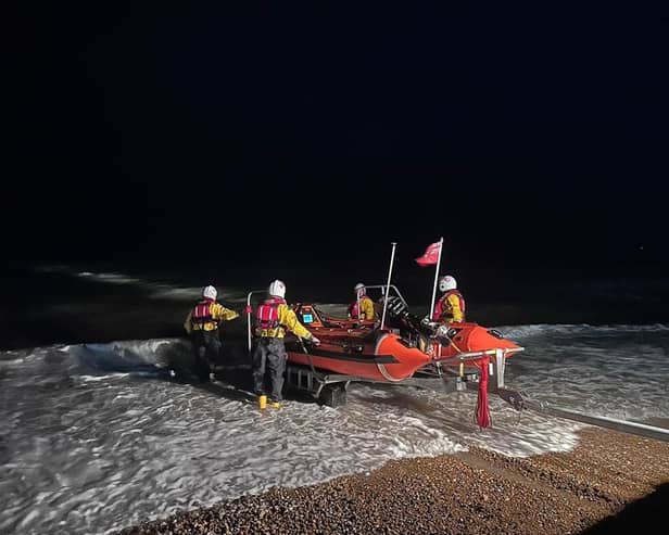 Eastbourne RNLI lifeboats launched to assist coastguard in search of missing person