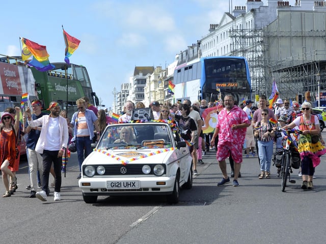 Eastbourne Pride Parade 2023 (Photo by Jon Rigby)