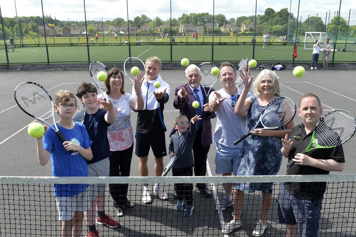Sam Clayson Crawley residents get opportunity to try tennis coaching for free this ...
