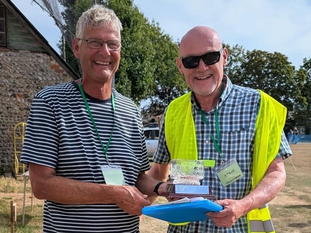 Steve Spinner won the Derek Silk Photography Cup for best photograph