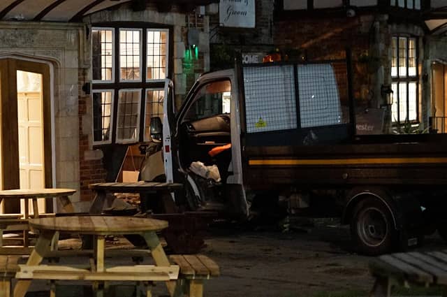 The scene of the incident