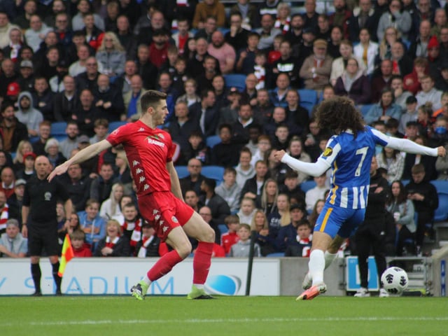 Brighton and Hove Albion v Worthing - Sussex Senior Challenge Cup final 2021/22 season. Picture by Cory Pickford