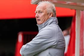 Kevin Blackwell in the dugout on Saturday for the first time | Picture by Kyle Hemsley/CTFC