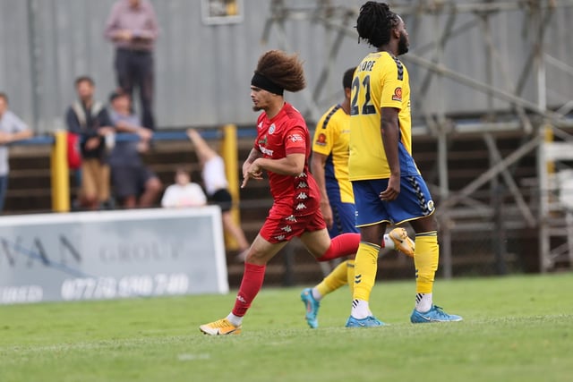 Action from Worthing's win at St Albans in National League South