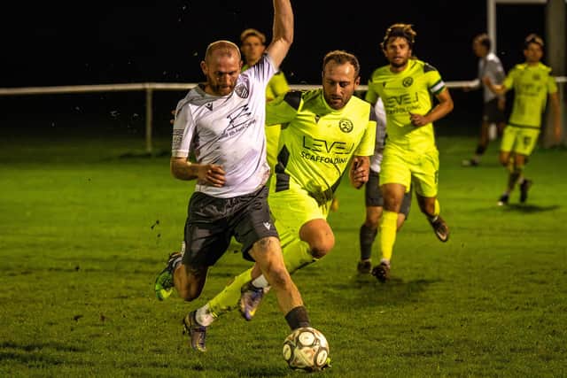Bexhill and Eastbourne in the battle of the Uniteds in the Peter Bentley Cup | Picture by Amy Marshall