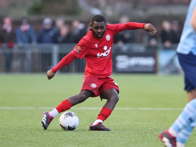 Action from Worthing's win over Torquay United in National South