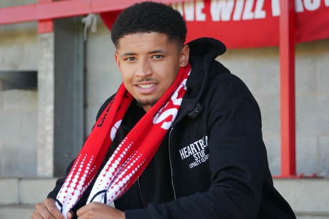 Travis Johnson. Picture courtesy of Crawley Town FC