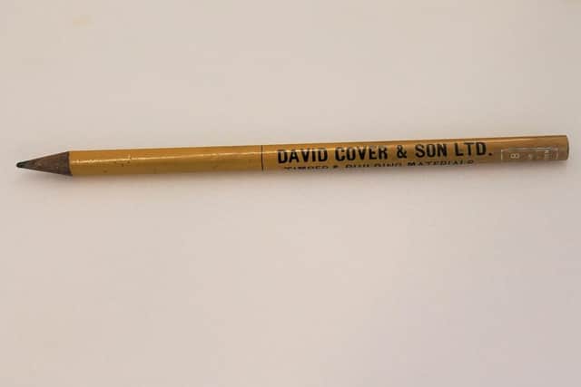 A Covers pencil in the Novium Museum Collection that shows the South Street shop address from the 1960s. Picture: The Novium Museum