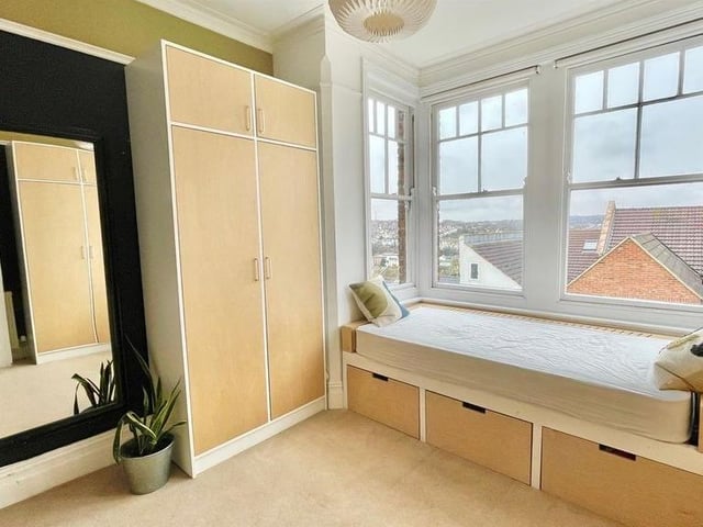 One of the bedrooms