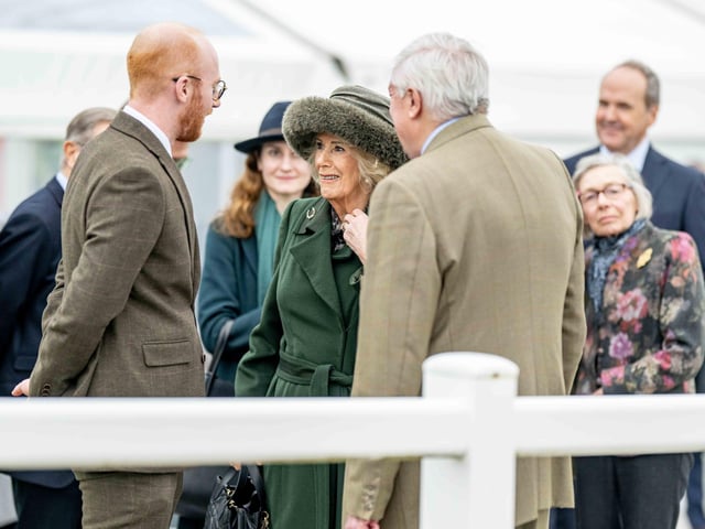 Darren Cool Images : Queen Camilla at Plumpton Racecourse