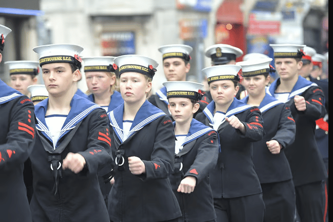 Look back at Eastbourne's Remembrance service from 2015