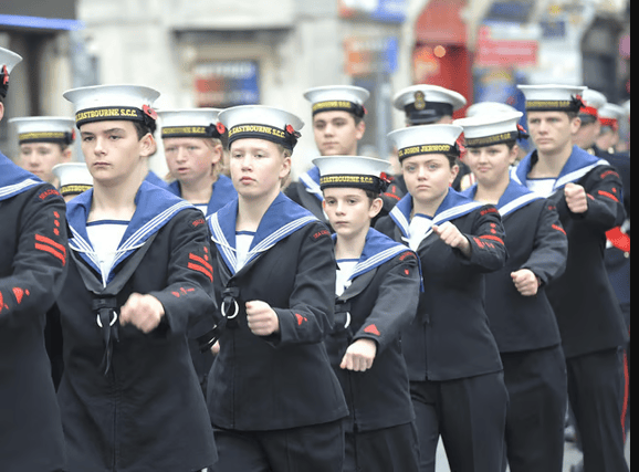 Look back at Eastbourne's Remembrance service from 2015