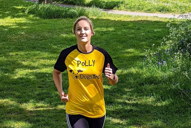 Polly Cannon is running for Dogs Trust