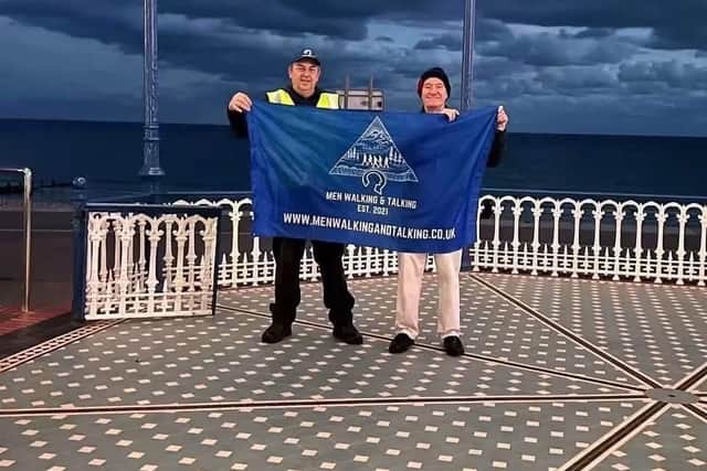 Richard Johnson (left) has drawn on his own struggles to help others facing mental health challenges and loneliness through two local community initiatives. Picture: Richard Johnson