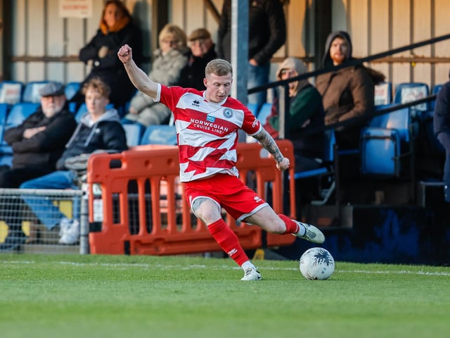 Action from Eastbourne Borough's visit to Weston-super-Mare in National League South
