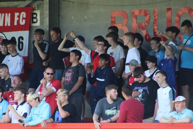 Crawley Town fans at the pre-season friendly