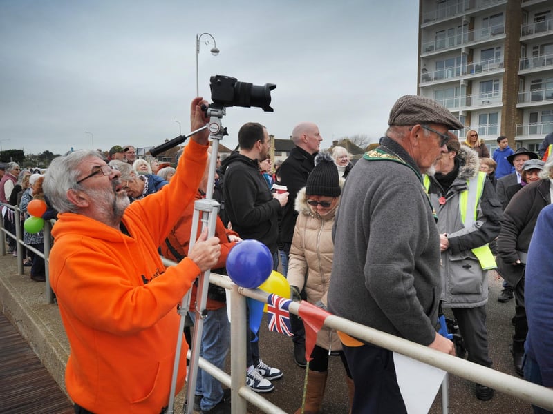 The soft opening of Bexhill Beach Garden on November 9 2024.