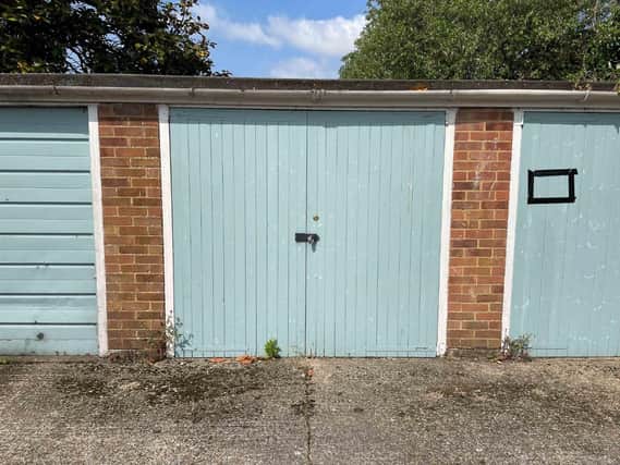 Garage at The Croft, at Hampton Fields, Wick, Littlehampton