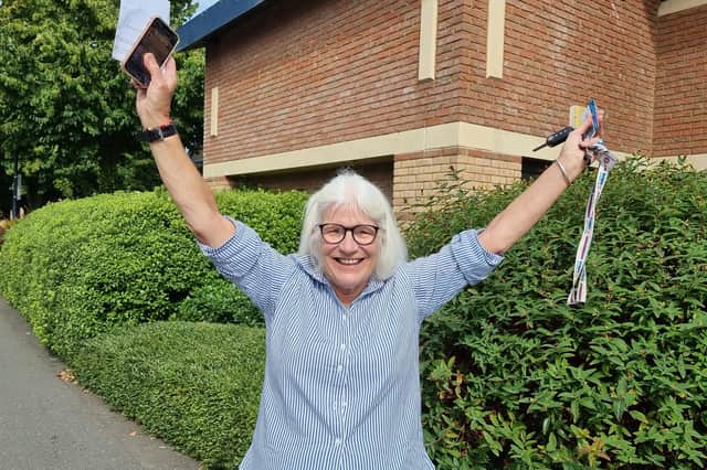 Sarah Ferrier received her first A-level at the age of 71. Photo: Chichester College