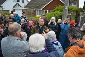 Andrew Griffith MP with Steyning residents