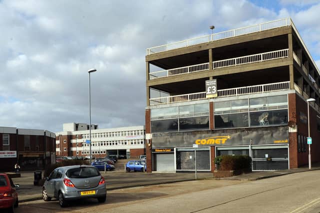 Worthing's Teville Gate site in 2013