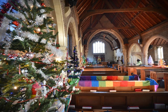 The 16th annual Christmas Tree Festival 2022 at St Michael and All Angels in Bexhill.