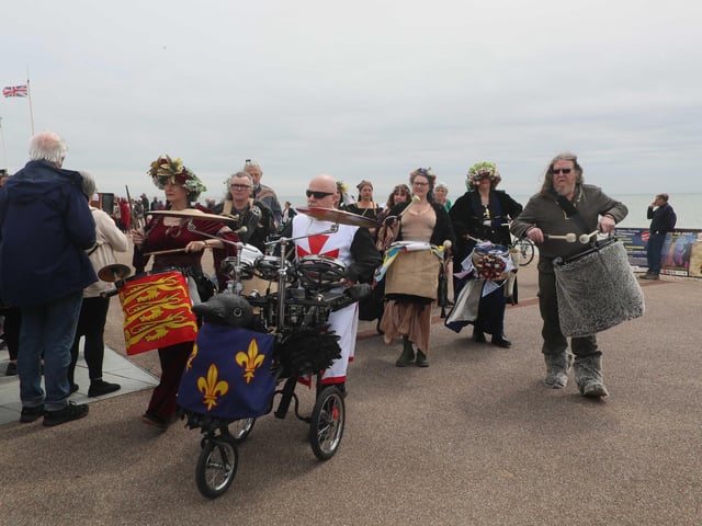 Bexhill Medieval Pageant on May 8 2023. Photo by Roberts Photographic.