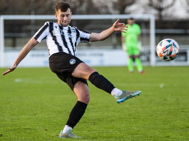 Action from Peacehaven and Telscombe's win over Bexhill United in the SCFL premier
